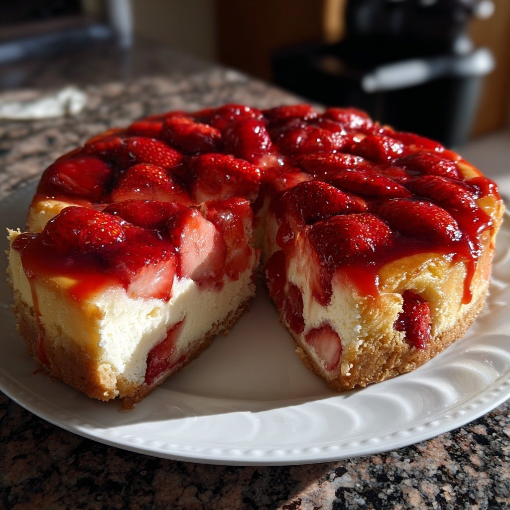 Erdbeer Käsekuchen Ohne Boden