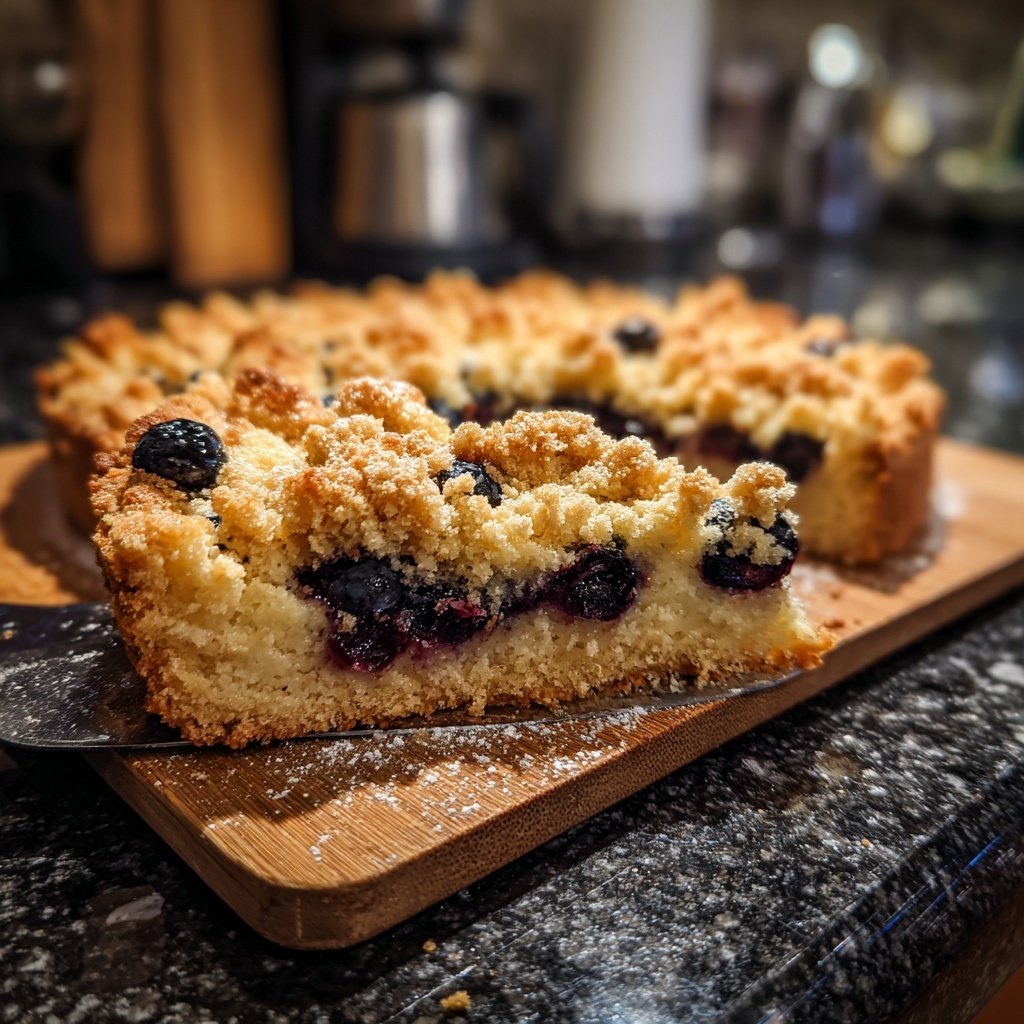 Streuselkuchen Mit Heidelbeeren