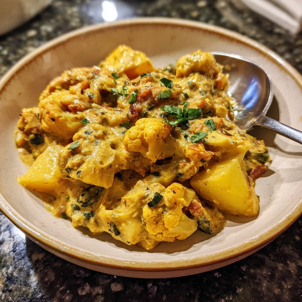 Kartoffel Blumenkohl Curry Mild