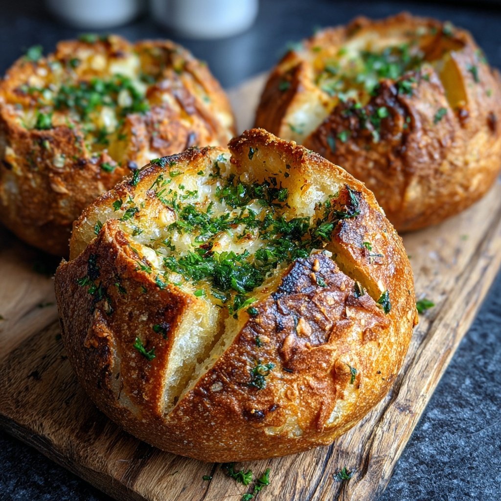 Ofenkartoffeln mit Knoblauch