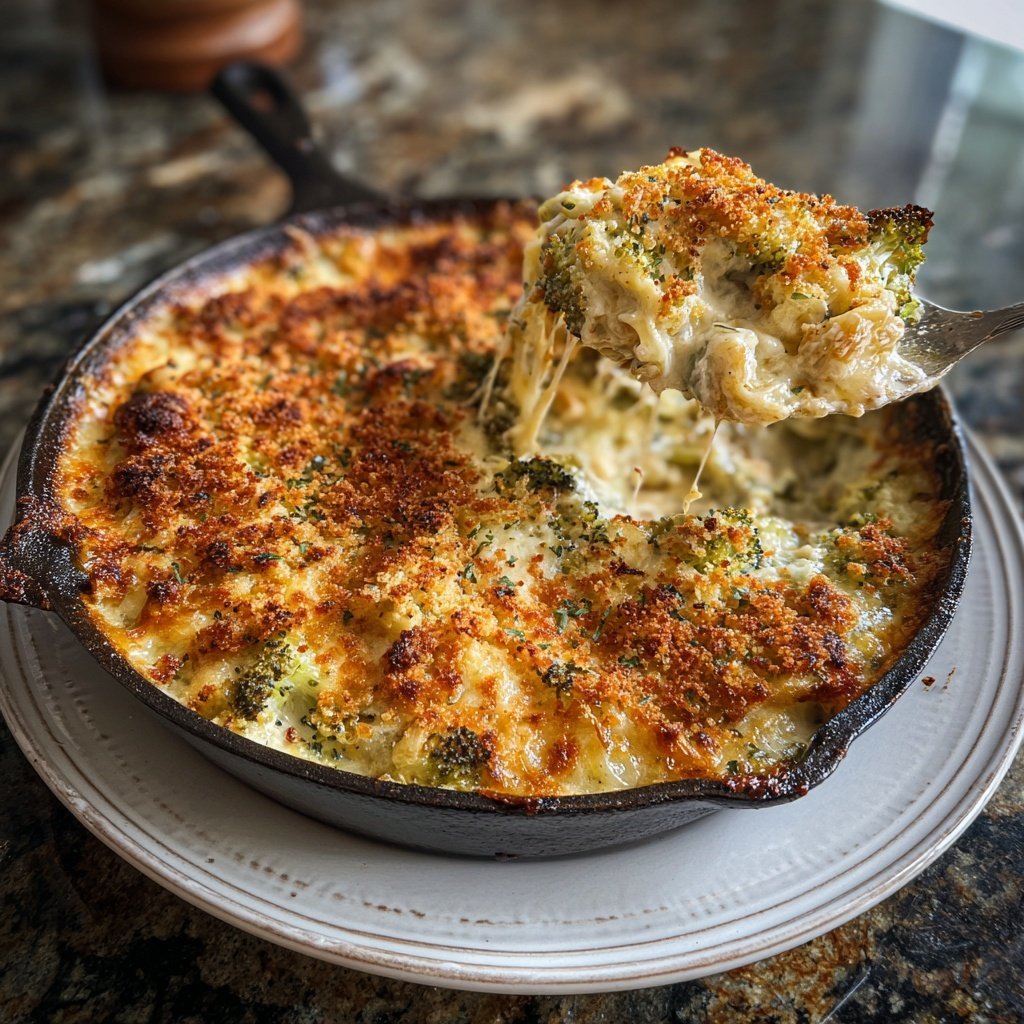 Brokkoli Auflauf Mit Frischkäse