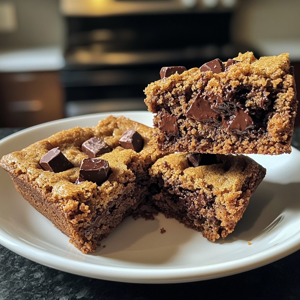 Fudgy Chewy Browkies (Brookies)