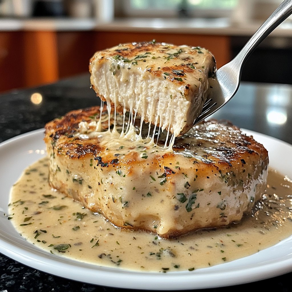 Hähnchenbrust in leichter Sahnesauce